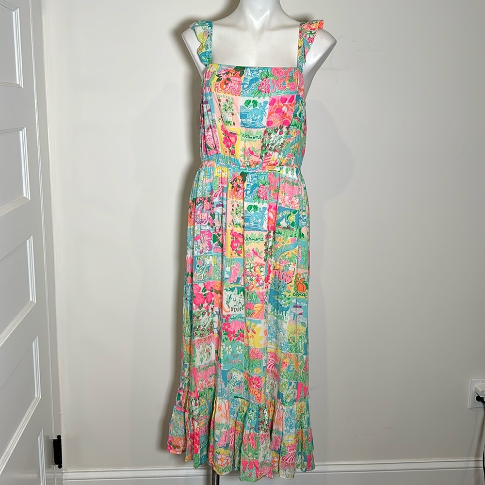 LILLY PULITZER CRISTA MIDI DRESS